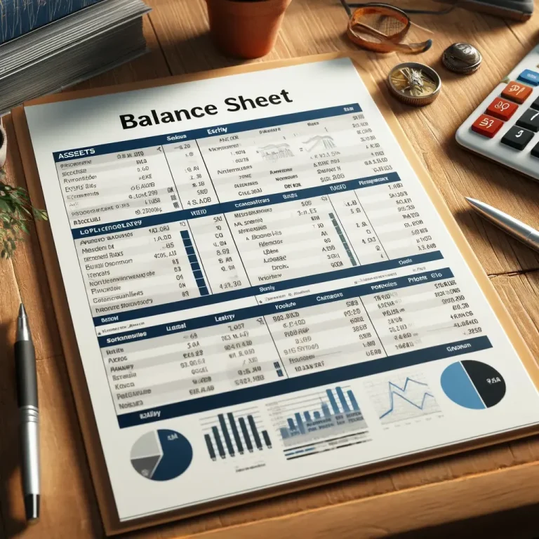 What is a balance sheet?